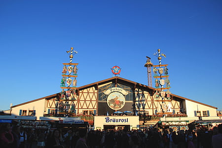 oktoberfest, munich, marquee, tradition, bavarian, beer tent, famous Place