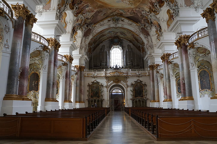 Nhà thờ, zwiefalten, tôn giáo, xây dựng, kiến trúc Baroque