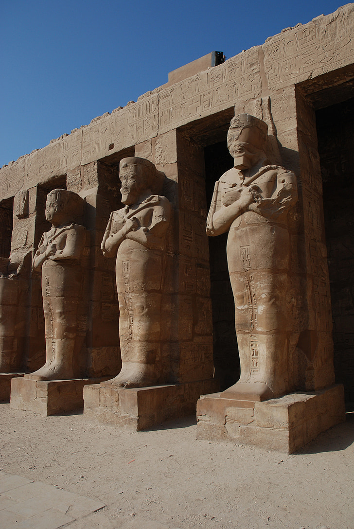 Egypti, antiikin, Arkeologia, Luxor, Karnak, temppeli, muistomerkit