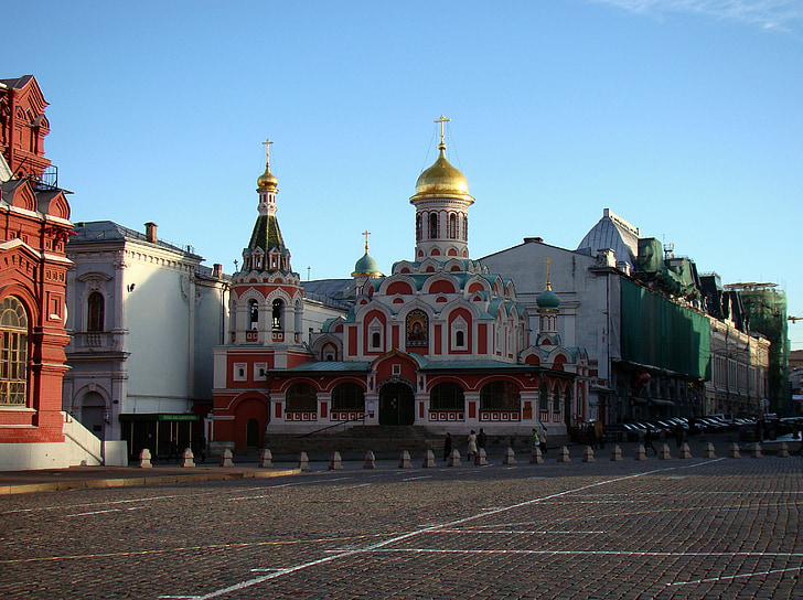 Kathedraal van het pictogram van de moeder Gods van kazan, Rode plein, Moskou, Rusland