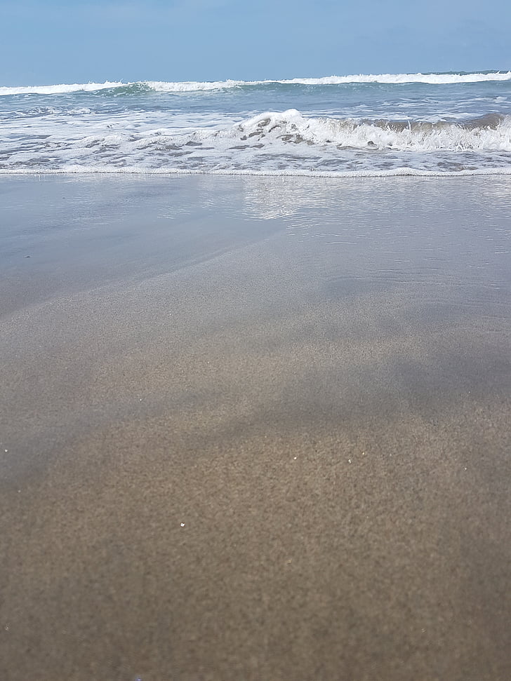 sand, havet, ACA, Beach, bølger, Sky, Ocean
