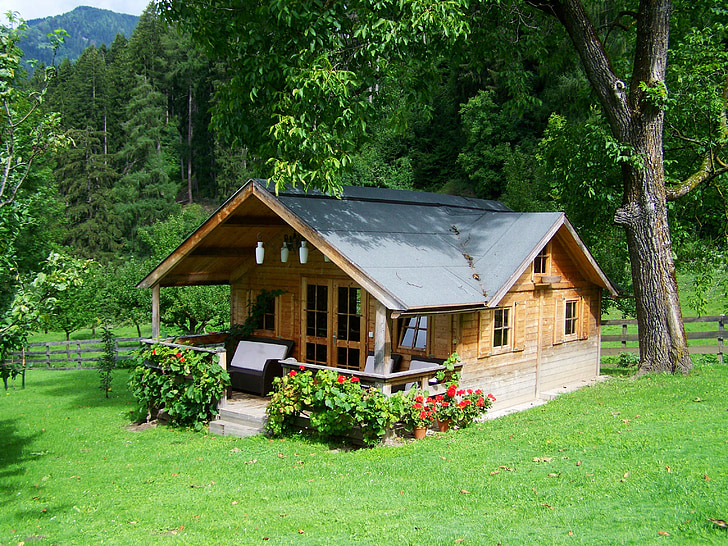 small wooden house, tiny house, architecture, nature, wood - Material, house, outdoors