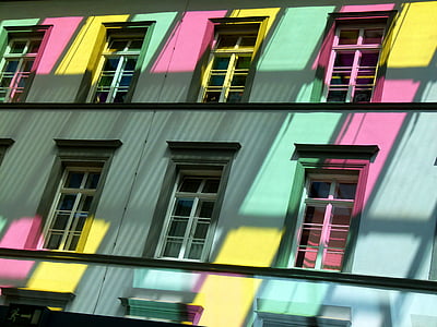 building, color, colorful, architecture, facade, art, homes