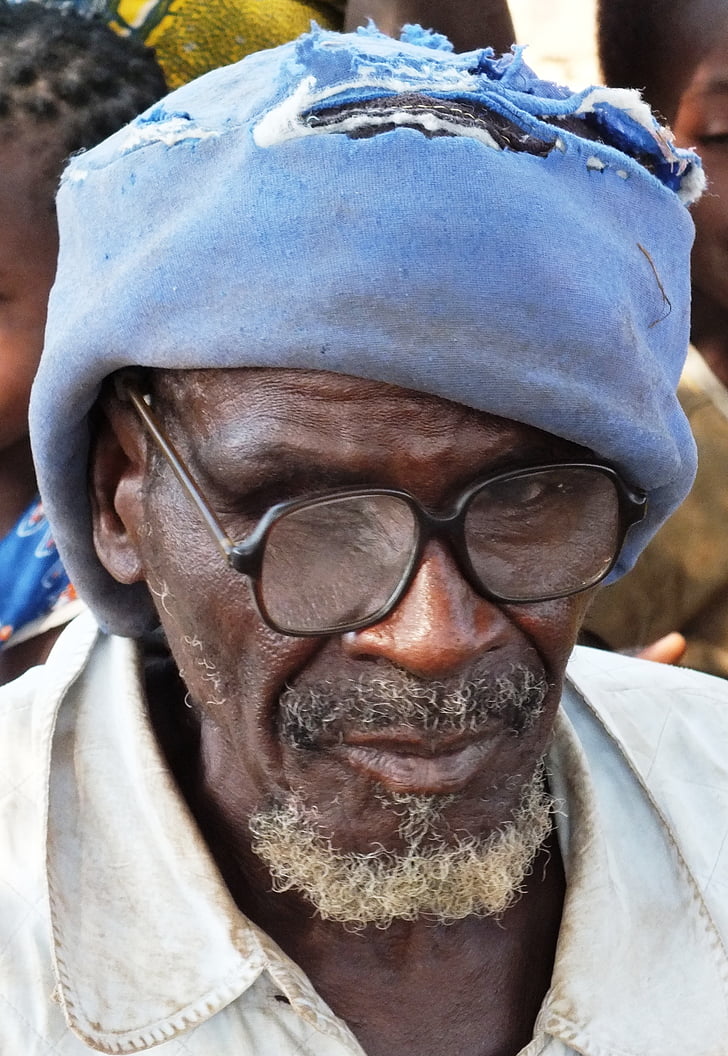 l’Afrique, vieil homme, Portrait, gens, culture autochtone, cultures, hommes