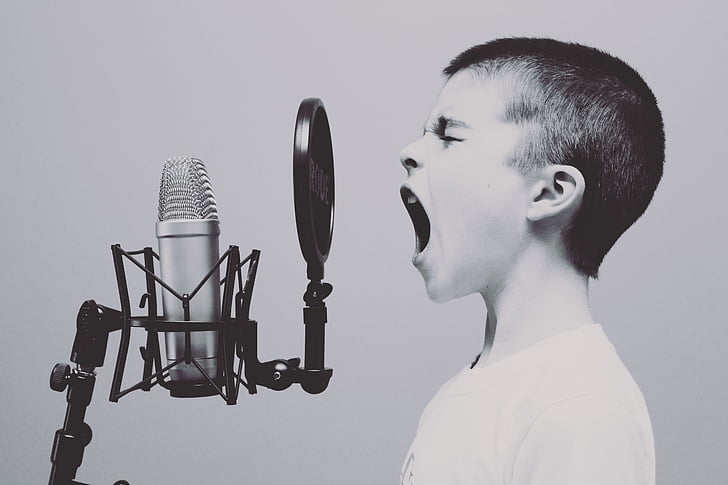 people, boy, kid, child, singing, screaming, music