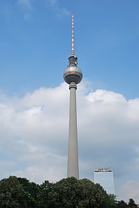Berlin, Menara radio, Jerman, arsitektur, Menara, bangunan, modal