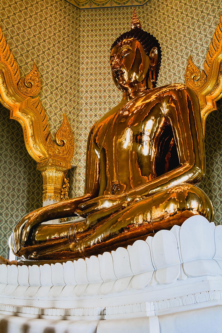 buddhastaty, พระ, buddhismen, tro, vilken respekt, en pilgrimsfärd, heliga sak