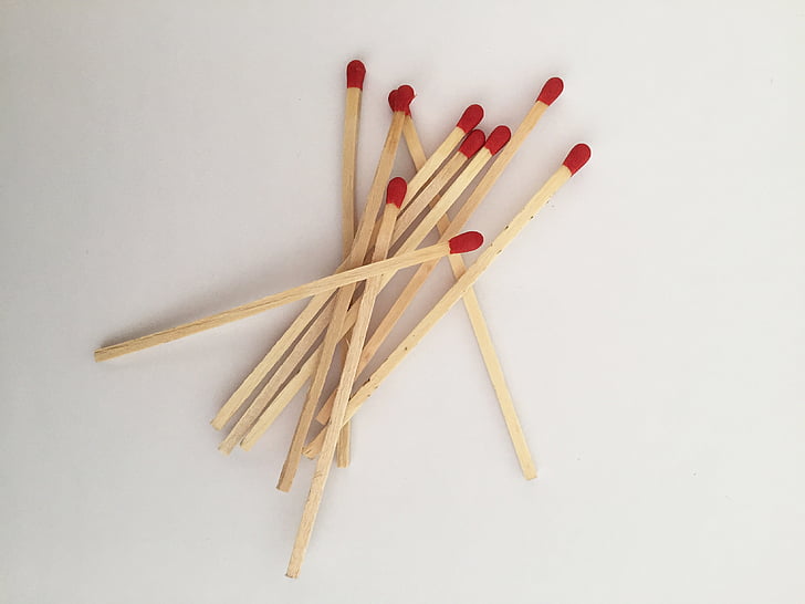 matches, k, fire, burn, wood
