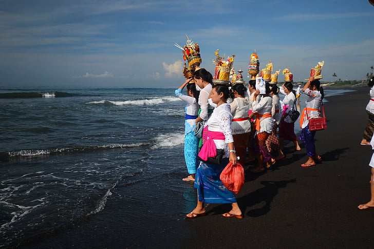 Bali, hindú, adoración, Santa, balinés, cultura, religiosa