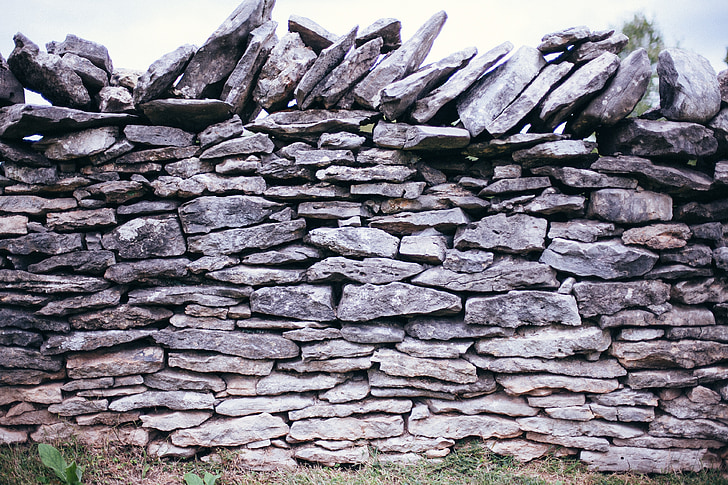 Wall, Rocks, kivet, luonnollinen, raja