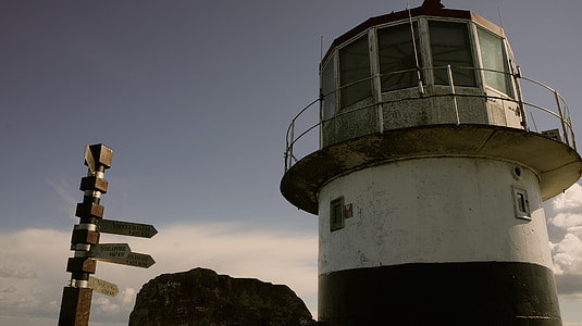 Lighthouse, Cape, Sydafrika, Afrika, skjold, Kap det gode håb