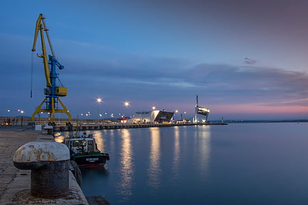 Port burgas, bağlantı noktası, liman, Bulgaristan, Deniz, Burgaz, siyah