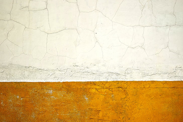 cracking, bianco, mattonelle, parete, intonaco, vernice, rinfresco