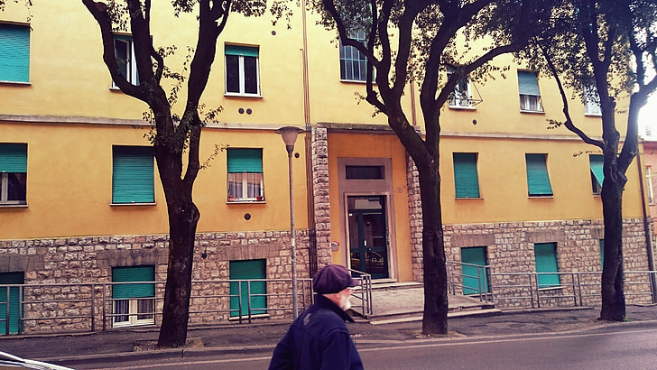 Road, Urban, scene, Italien, Perugia, via innamorati