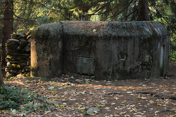 Šumava, bunker, természet, Az erődítmények