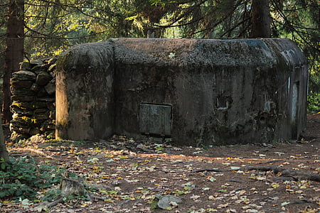 Šumava, Bunker, nature, les fortifications