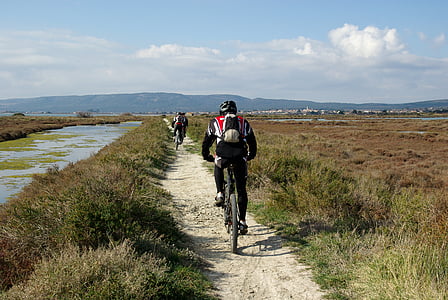 mountainbike, cyklister, vandreture, Sport