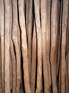 barras de, postes de madera, madera