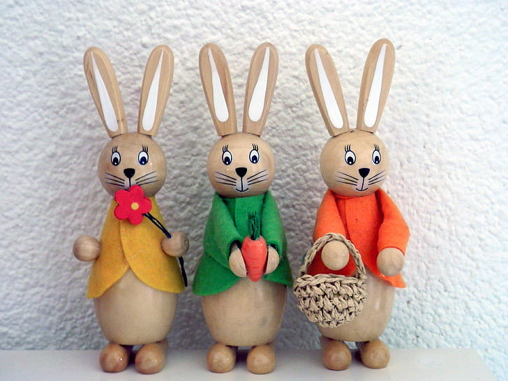 chú thỏ Phục sinh, Lễ phục sinh, Hare, holzfigur, mùa xuân