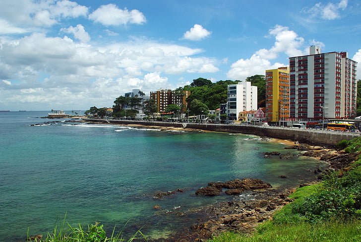 Brasil, Bahia, Bucht, Ufer, Reisen, Tourismus
