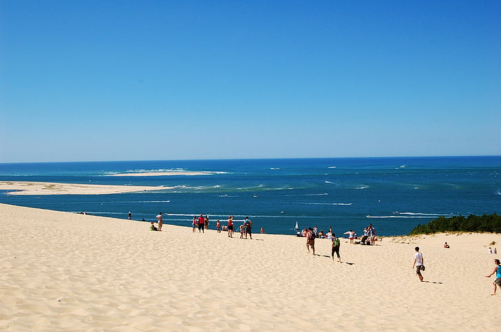 Dune, Pilat, havet, stranden