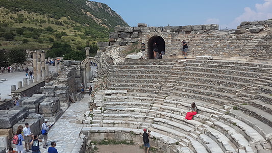 Efes, Turcija, ephesos, Selcuk, Aydin, Arheoloģija, slavena vieta