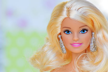 szépség, Barbie, csinos, baba, bájos, gyerekjátékok, lány