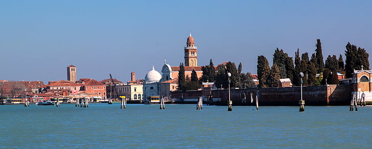 Italien, Venedig, Venezia, gondoler, båtar, vatten, Canale grande