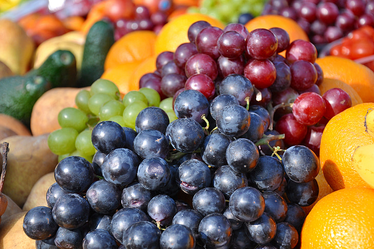 fruta, mixto, Color, alimentos