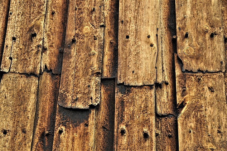 kayu, lama, kayu tua, altholz, Cuaca, pelapukan, atap kayu