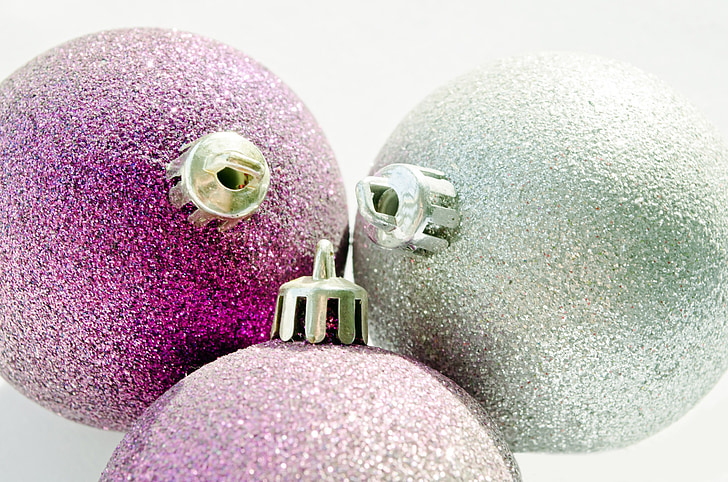 Kerst, ballen, kerstballen, viering, decoratie, sieraad, december