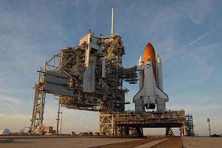 Atlantis space shuttle, rida, realų, iš anksto pradėti, astronautas, misija, tirti
