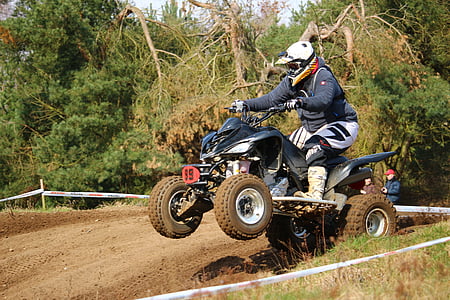 motorcross, Kruis, Quad, ATV, race, all - terrain voertuig, zand