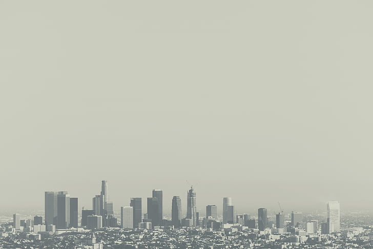 los angeles, city, hollywood, america, sky, building, architecture
