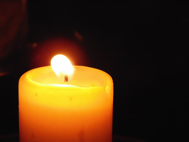κερί, φλόγα, διανυκτέρευση, κερί, ο Νόκτουρν, θερμότητας