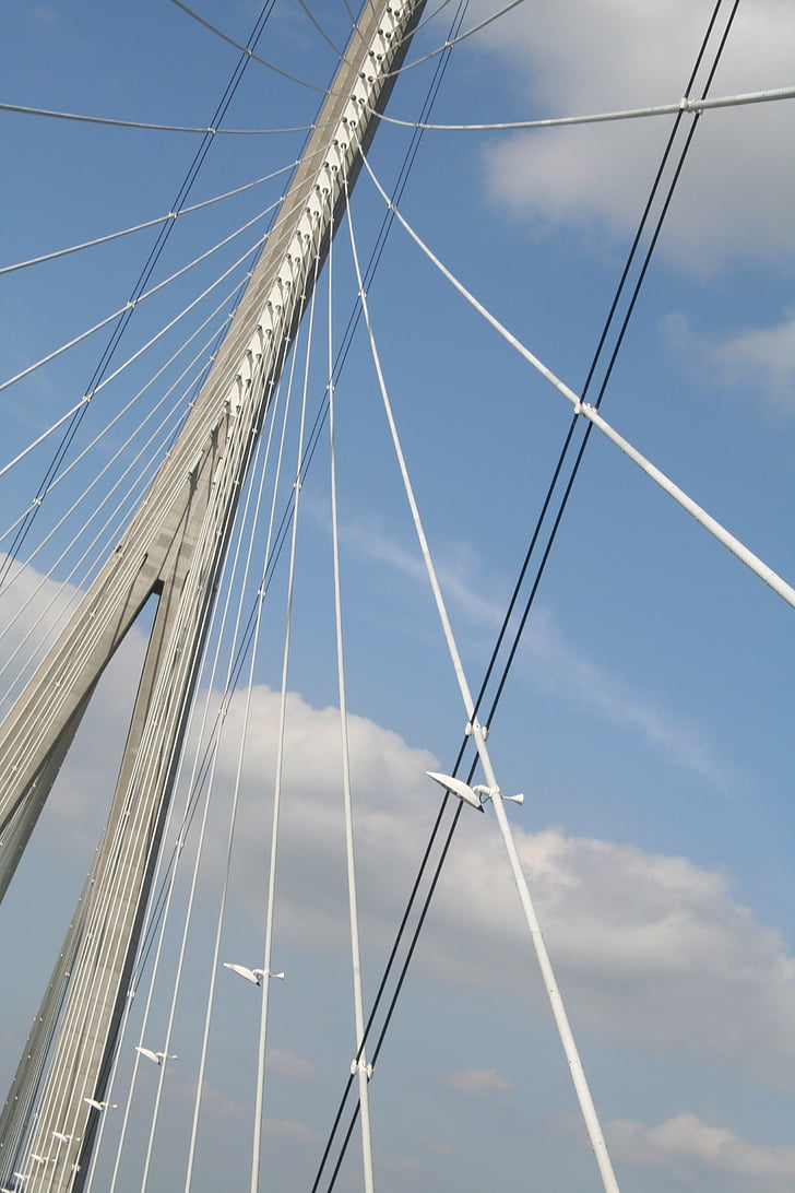 Normandian sillalle, arkkitehtuuri, taivas