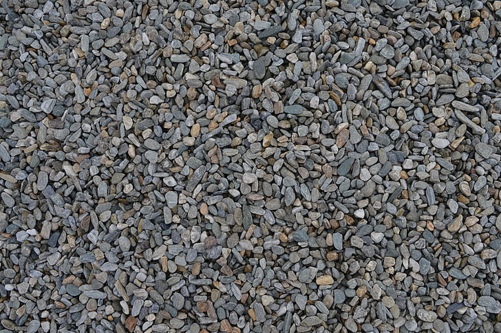 kerikil, abu-abu, tekstur, batu, pola