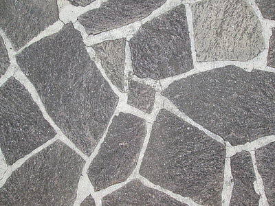 Kamenná dlažba, kamenné obklady, šedá, vedle sebe, podlaha, materiál, přírodní