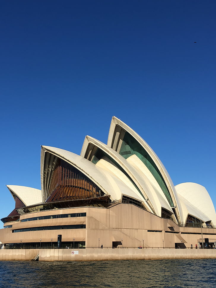 Australië, Landmark, Toerisme, het platform, skyline, haven, stadsgezicht