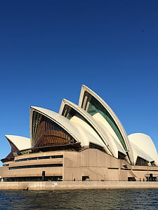 Australië, Landmark, Toerisme, het platform, skyline, haven, stadsgezicht