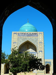 bukhara, mosque, kalon mosque islam, dome, building, architecture, house of prayer