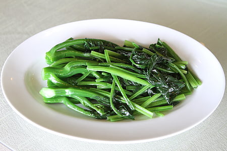 Wok-stegte grøntsager, kinesisk mad, wok-stegt grønkål, grønkål, mad, vegetabilsk, friskhed