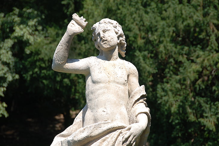 estatua de, figura de piedra, estatua del jardín, Palazzo giusti, Figura