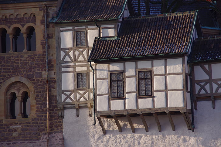 hrad Wartburg, hrad, Rytířský hrad, Středověk, Německo, orientační bod, Sublime