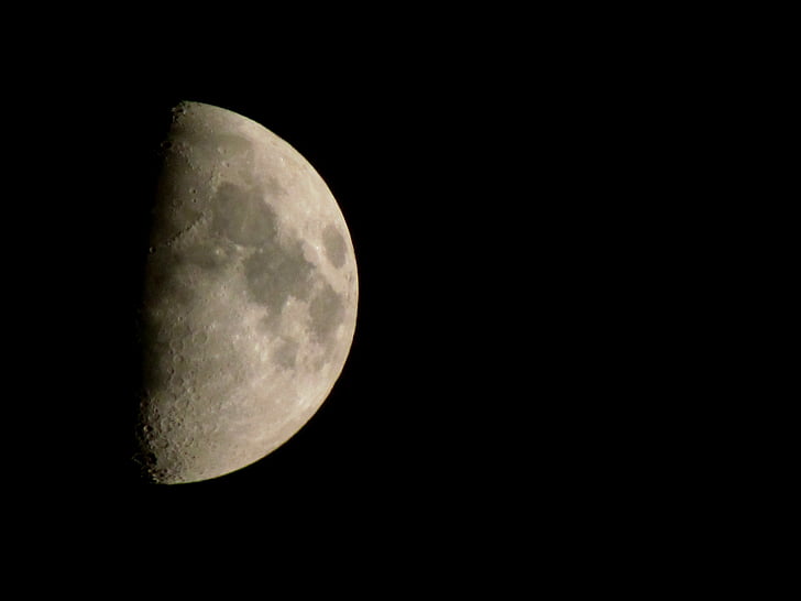mėnulis, naktį, naktį nuotrauka