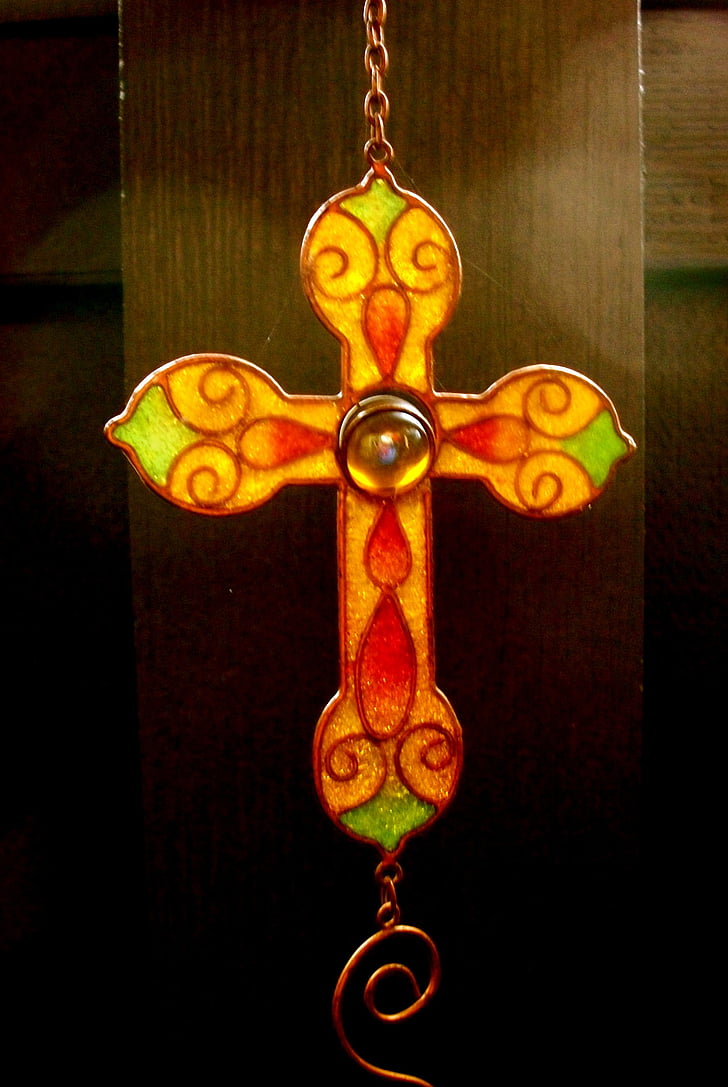 Cruz, ornamento de, Vintage, decoración, religión, Jesús, espiritualidad
