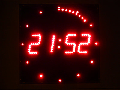 rellotge digital, rellotge, digital, temps de, hores, minut, segon