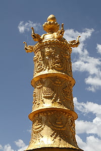 Qinghai, si 廟, stavebnictví