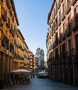 madrid, calle toledo, architecture, europe, street, urban Scene, city