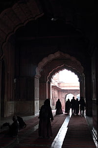 India, cahaya, seni, arsitektur, orang-orang, Arch, tempat terkenal
